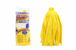 fregona microfibra tiras amarillas ecologica